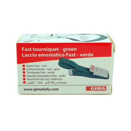 GIMA FAST TOURNIQUET - RED OR GREEN (5X1PC)