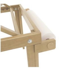 MORETTI ROLL HOLDER FOR WOODEN BED FOR TREATMENTS, MASSAGES AND VISITS - ANTARES 60CM