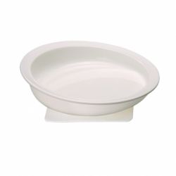 INTERMED PLATE WITH SLOPING BOTTOM AND SUCTION CUP BASE