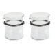 TECNO-GAZ 600 ML PYREX GLASSES WITH LID AND GASKET FOR ULTRASONIC TANKS "FREE"
