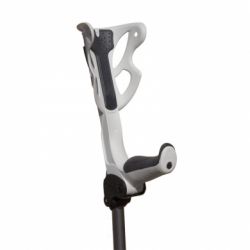 INTERMED CRUTCHES HEIGHT ADJUSTABLE WITH BRACHIAL SUPPORT IN POLYPROPYLENE - PLATINUM (DIFFERENT MODELS)