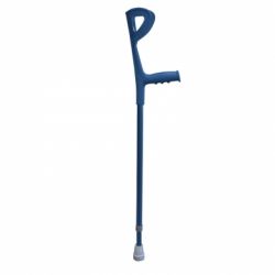 INTERMED CANADIAN ALUMINUM CRUTCHES ADJUSTABLE IN HEIGHT WITH ERGONOMIC HANDLE