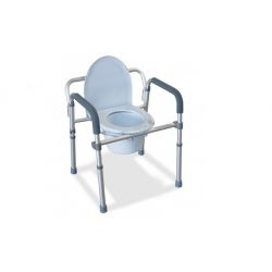 INTERMED TOILET CHAIR 4 IN 1 WITH FOLDING ALUMINUM STRUCTURE