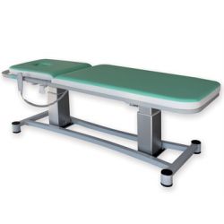 GIMA LORD HEIGHT ADJUSTABLE EXAMINATION COUCH WITH TR/RTR - WATER GREEN