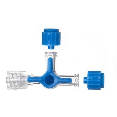 RAYS LIPID RESISTANT THREE-WAY TAPS WITHOUT EXTENSION - (PACK 25 PCS.)