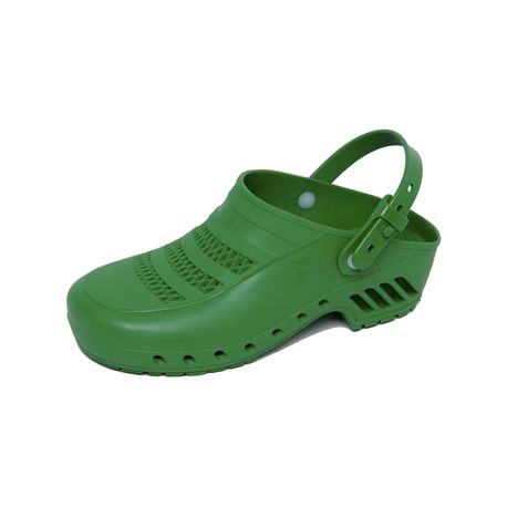 GIMA  CLOGS - WITH PORES AND STRAPS - VERDE - DIFFERENT SIZES