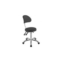 WEELKO ROUND-SHAPED FLAT STOOL WITH BACKREST-COMFORT