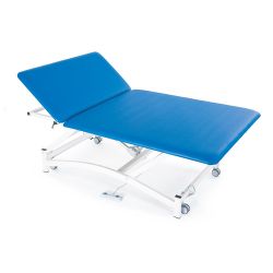 FISIOTECH TWO-SECTION ELECTRIC BED WITH MANUAL HEAD ADJUSTMENT BOBATHXS2-DIFFERENT COLORS