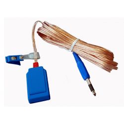 GIMA CABLE FOR DESECHABLE PLACES FOR ELECTROBISUTRY - CONECTOR 6,3 MM