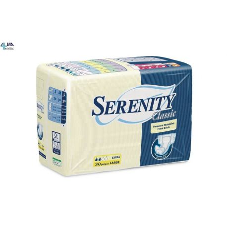 PAINS SERENITY FOR INCONTINENCE WITH SCRATCH – SERENITY CLASSIC EXTRA – MEDIUM (CAJA 30 UDS)