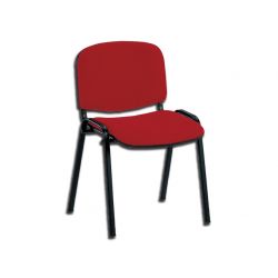 GIMA ISO VISITOR CHAIR - FABRIC - RED