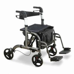 INTERMED ROLLATOR WALKER WITH FOLDING ALUMINUM STRUCTURE WITH FOUR WHEELS (ANKARA)