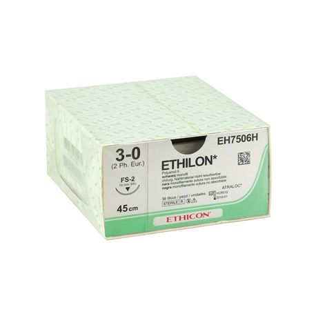 ETHILON SUTURA MONOFILAMENTO ETHICON ETHILON - CALIBRES DIVERSOS (36 UDS)