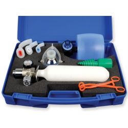 GIMA SPEED-1 FIRST AID CASE WITH CYLINDER UNI - AUTOCLAVABLE RESUSCITATOR